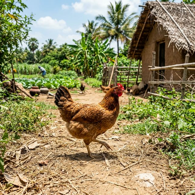 Pure Naatu Kozhi - Desi Chicken ready for sale