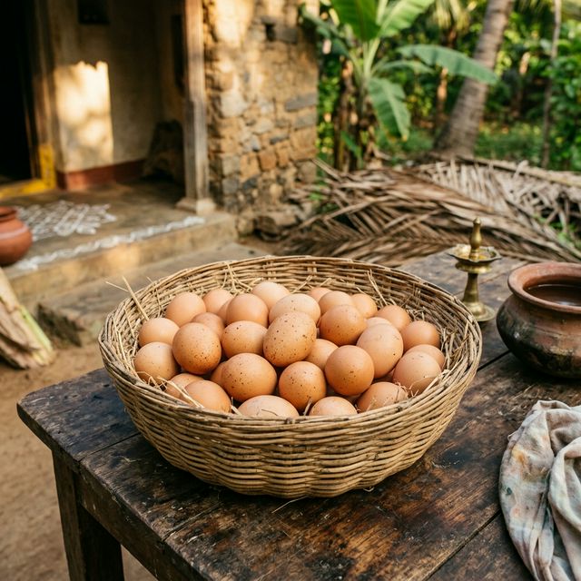 Fresh Naatu Kozhi Muttai and Country Eggs