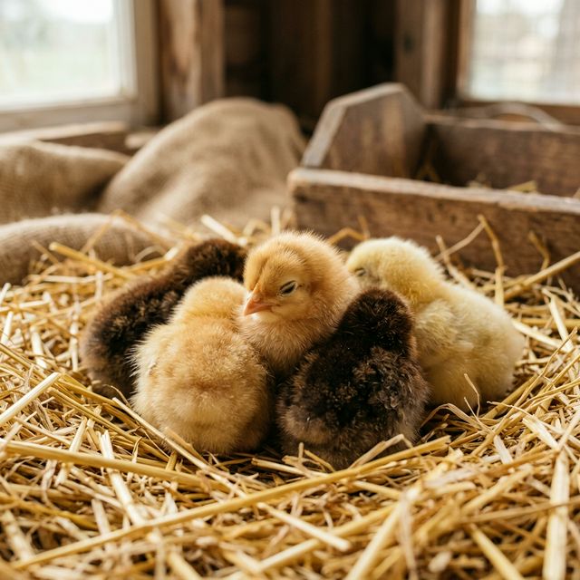 Naatu Kozhi Kunju - Country Chicken Chicks inside incubator